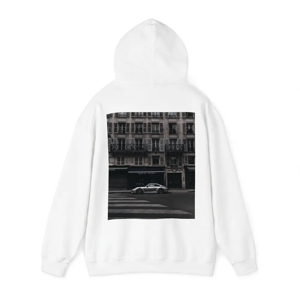 Porsche 911 Parked on Paris Street – Hoodies