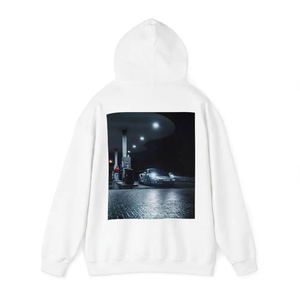 Porsche 911 GT3 RS Gas Station Night – Hoodies