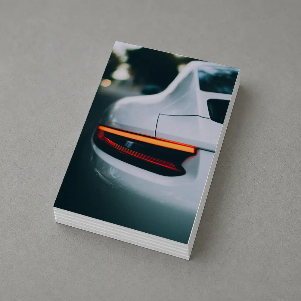 Porsche 911 Tail Light Close Up Shot – Postcards