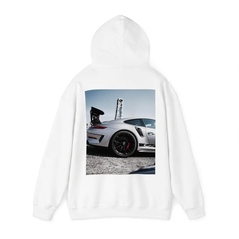 Porsche 911 GT3 Silver Urban Setting – Hoodies