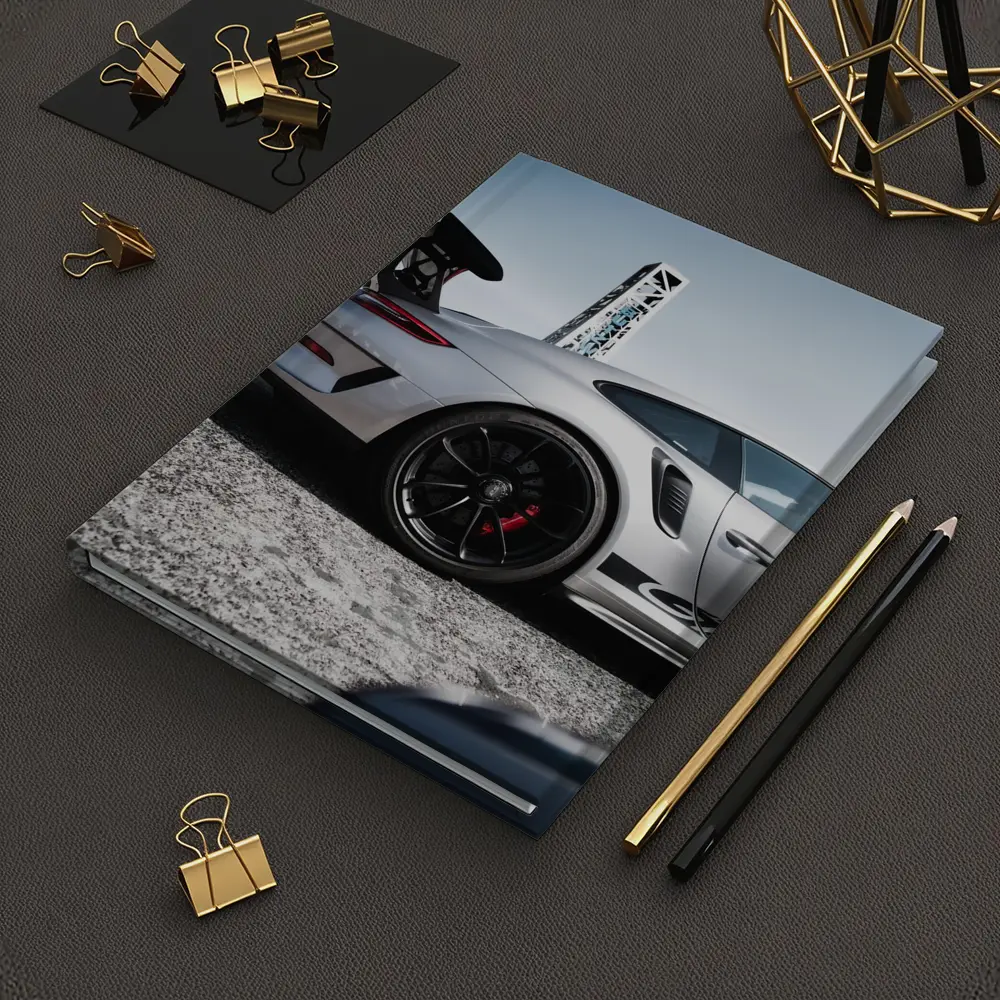 Porsche 911 GT3 Silver Urban Setting – Notebooks