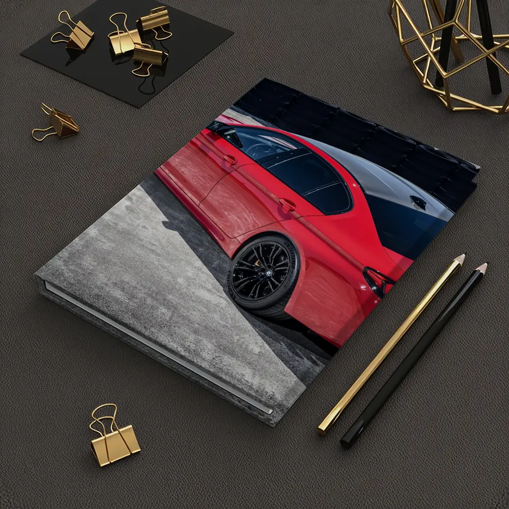 BMW M5 Competition Red on Track – Notebooks