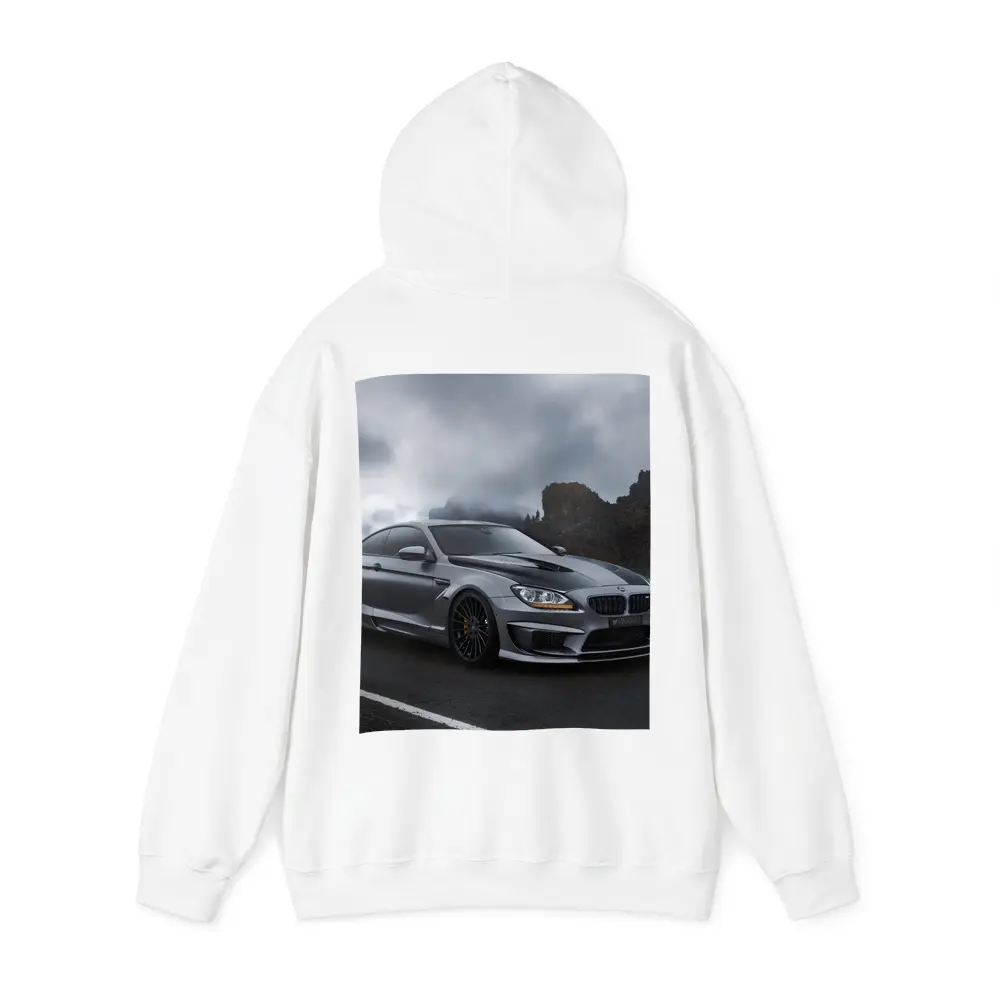 BMW M6 Gray Coupe Mountain Road – Hoodies