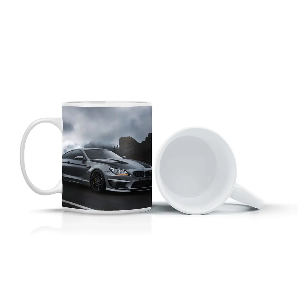 BMW M6 Gray Coupe Mountain Road – Mugs