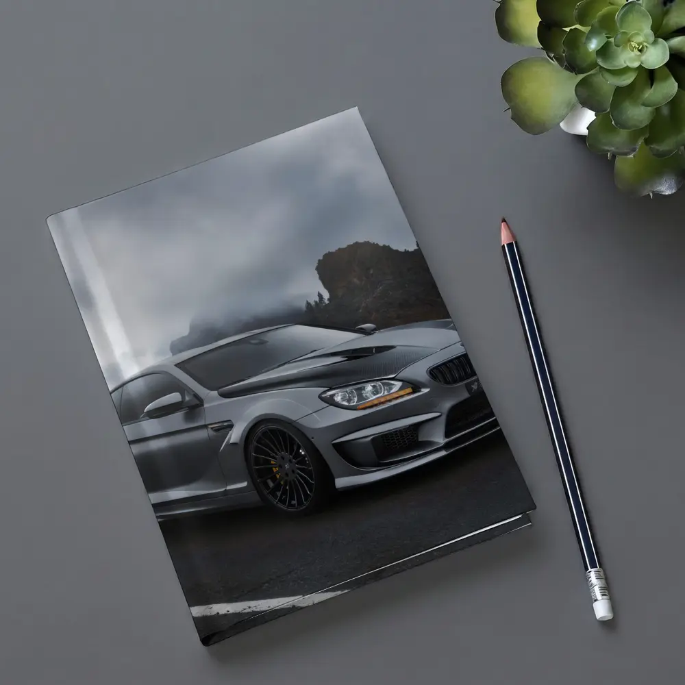 BMW M6 Gray Coupe Mountain Road – Notebooks
