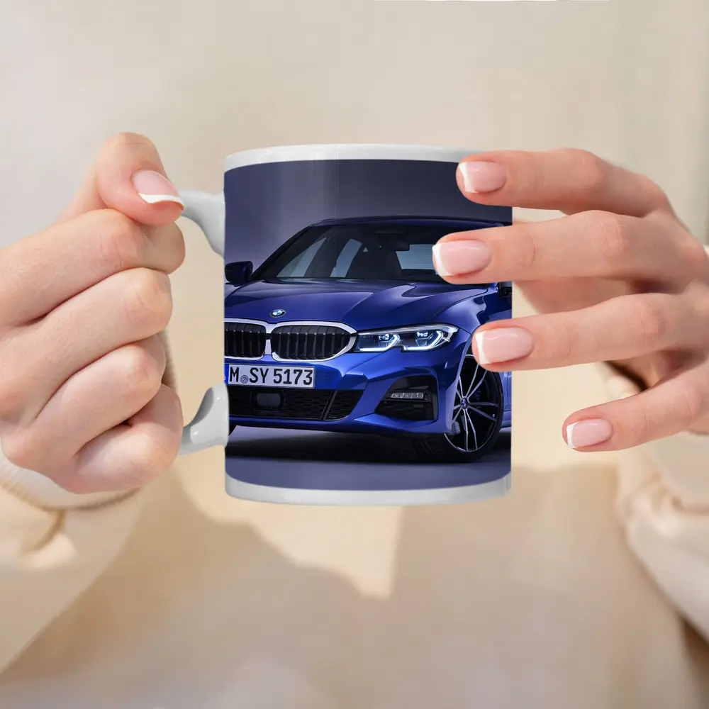 BMW 3 Series G20 Blue Studio Shot – Mugs