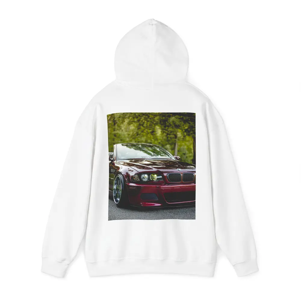 BMW M3 Convertible Slammed Dark Red Park – Hoodies