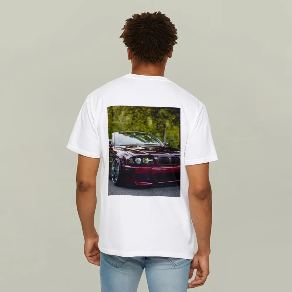 BMW M3 Convertible Slammed Dark Red Park – T-Shirts