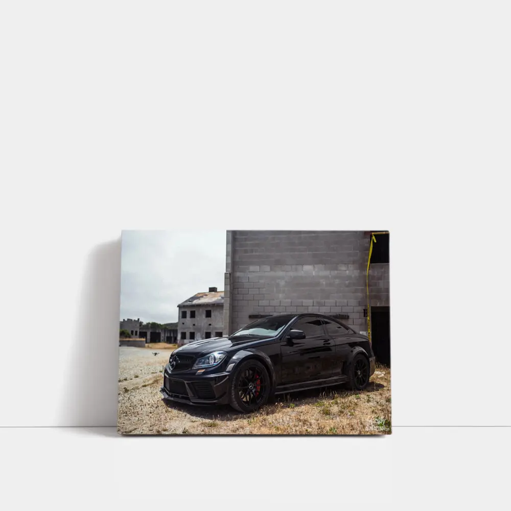Mercedes C63 AMG Black Series Urban Setting – Wall Art