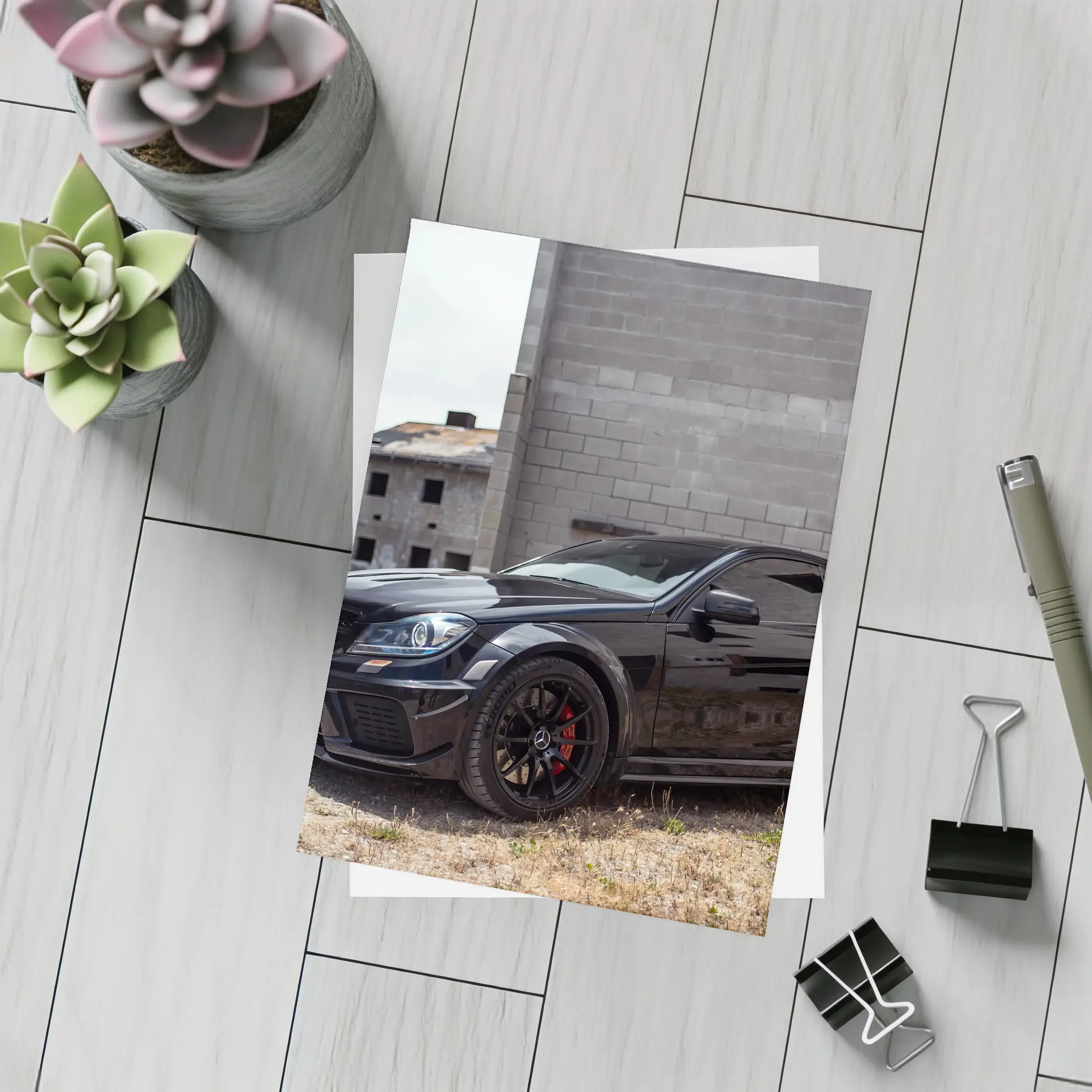 Mercedes C63 AMG Black Series Urban Setting – Postcards