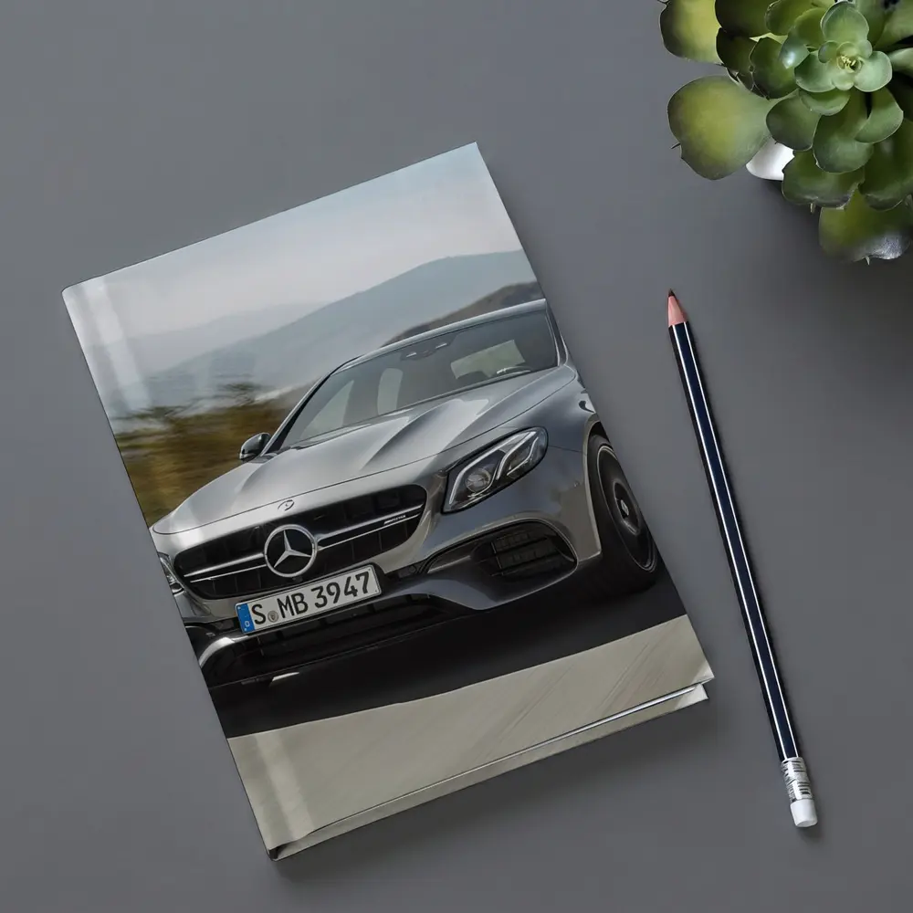 Mercedes AMG E63 Speeding On Mountain Road – Notebooks