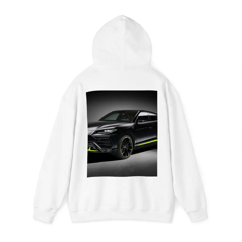 Lamborghini Urus Black Neon Green Studio – Hoodies
