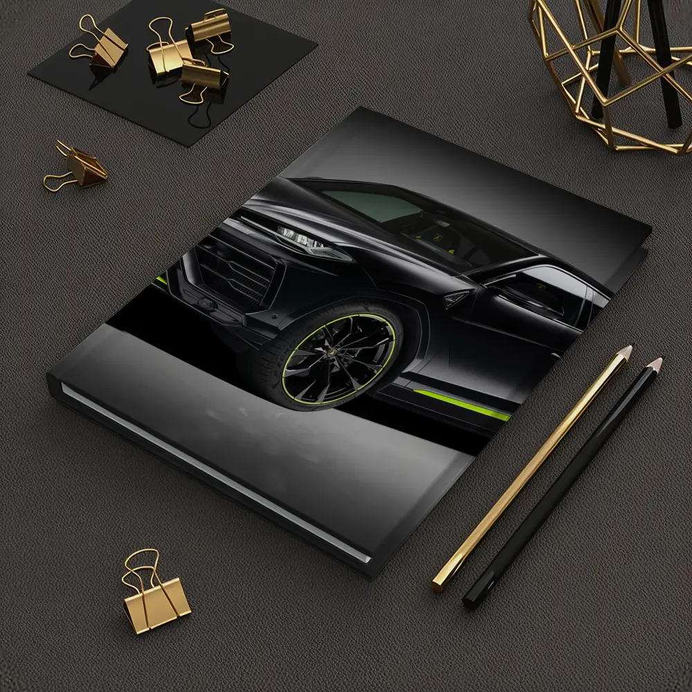 Lamborghini Urus Black Neon Green Studio – Notebooks