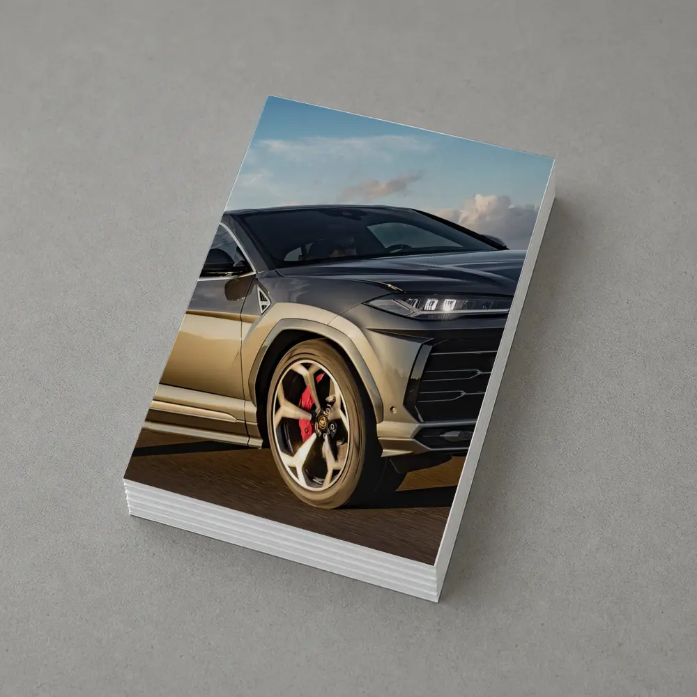 Lamborghini Urus Dark SUV Coastal Road – Postcards