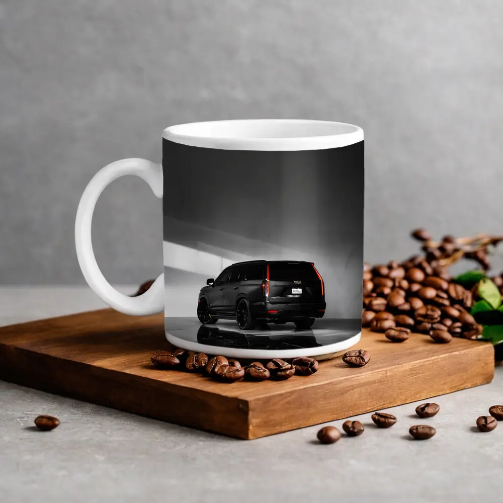 Cadillac Escalade Matte Black Studio Parking – Mugs