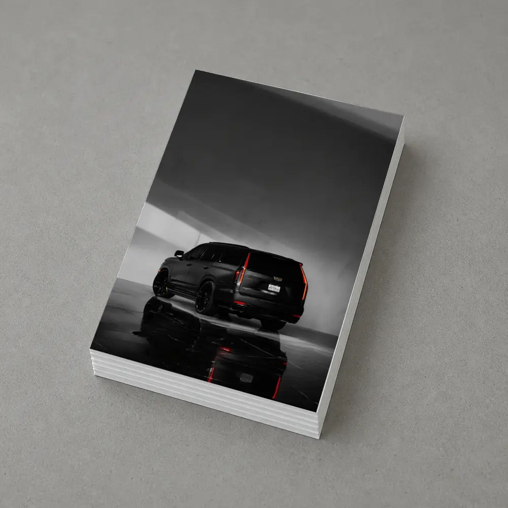 Cadillac Escalade Matte Black Studio Parking – Postcards
