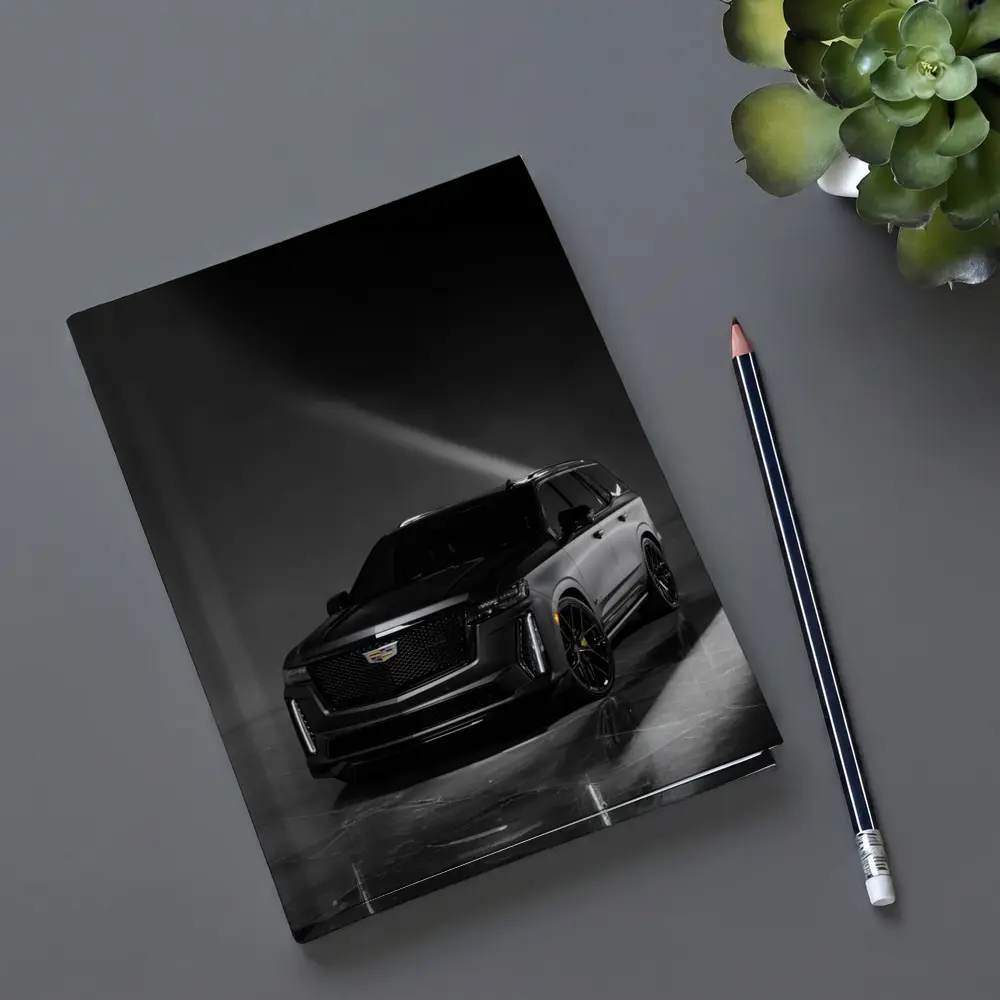 Cadillac Escalade V Matte Black Studio Shot – Notebooks