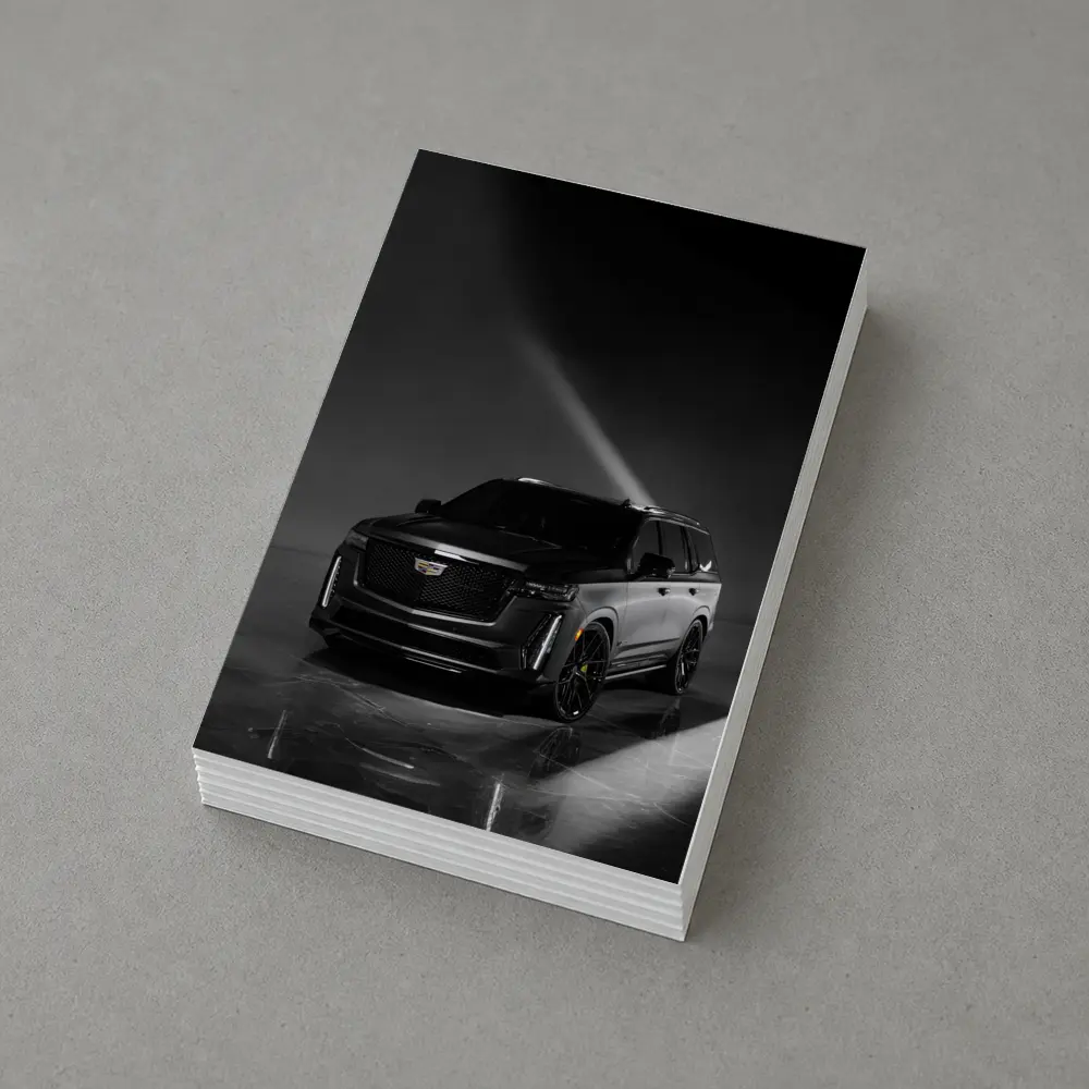 Cadillac Escalade V Matte Black Studio Shot – Postcards