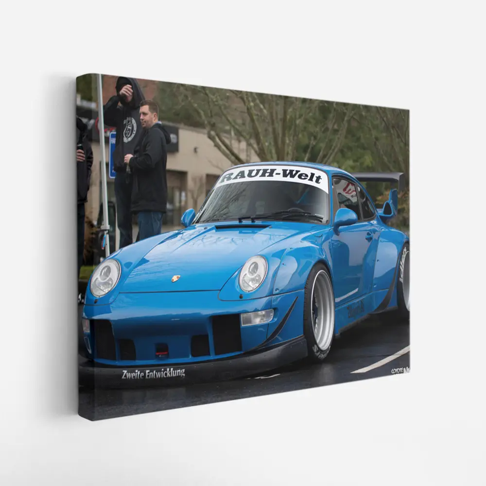 RWB Rauh-Welt Porsche 911 Blue Street – Wall Art