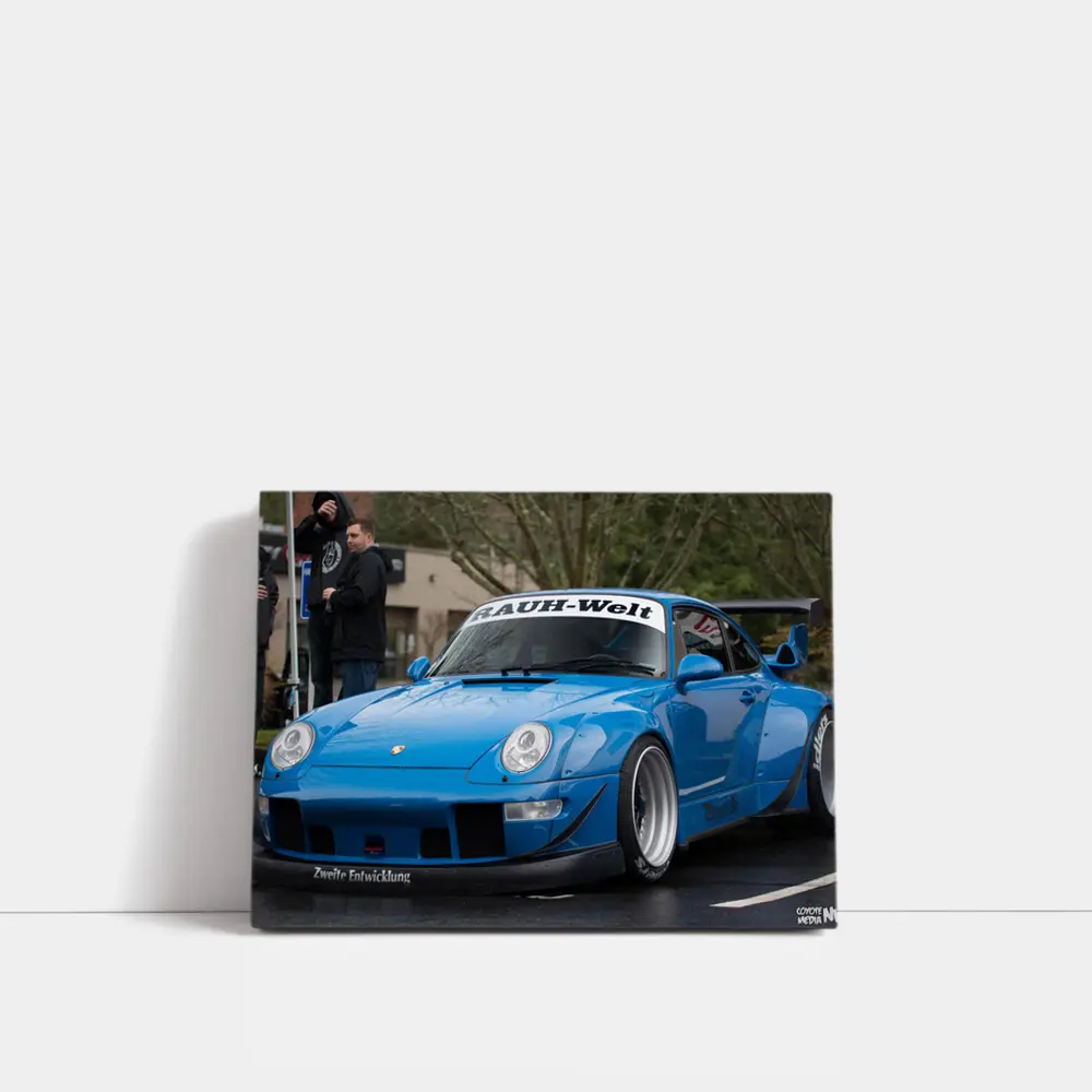 RWB Rauh-Welt Porsche 911 Blue Street – Wall Art