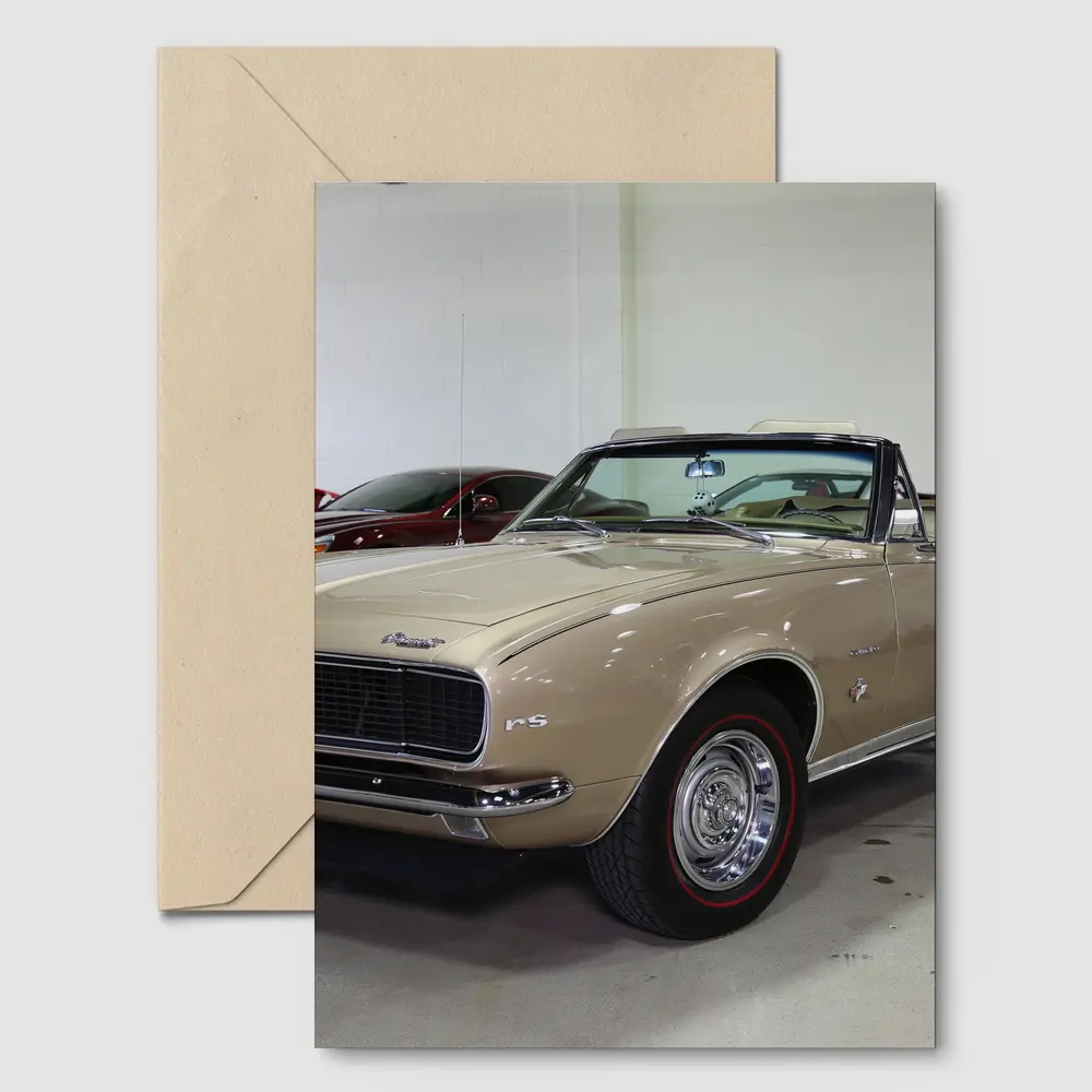 1967 Chevrolet Camaro RS Convertible Showroom – Postcards