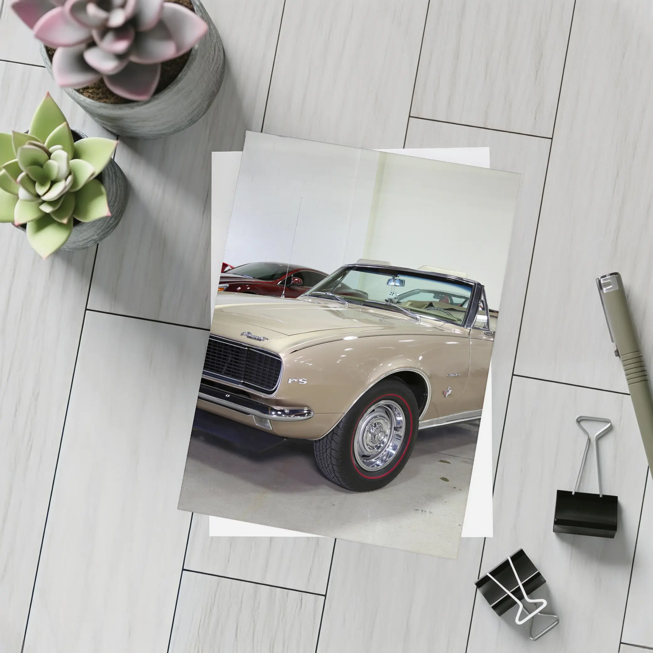 1967 Chevrolet Camaro RS Convertible Showroom – Postcards