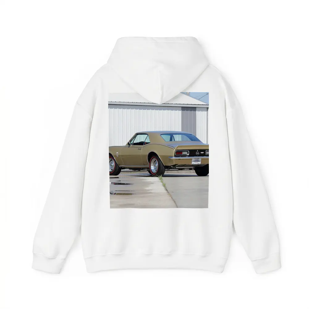 1967 Chevrolet Camaro Yenko Gold Parking Lot – Hoodies