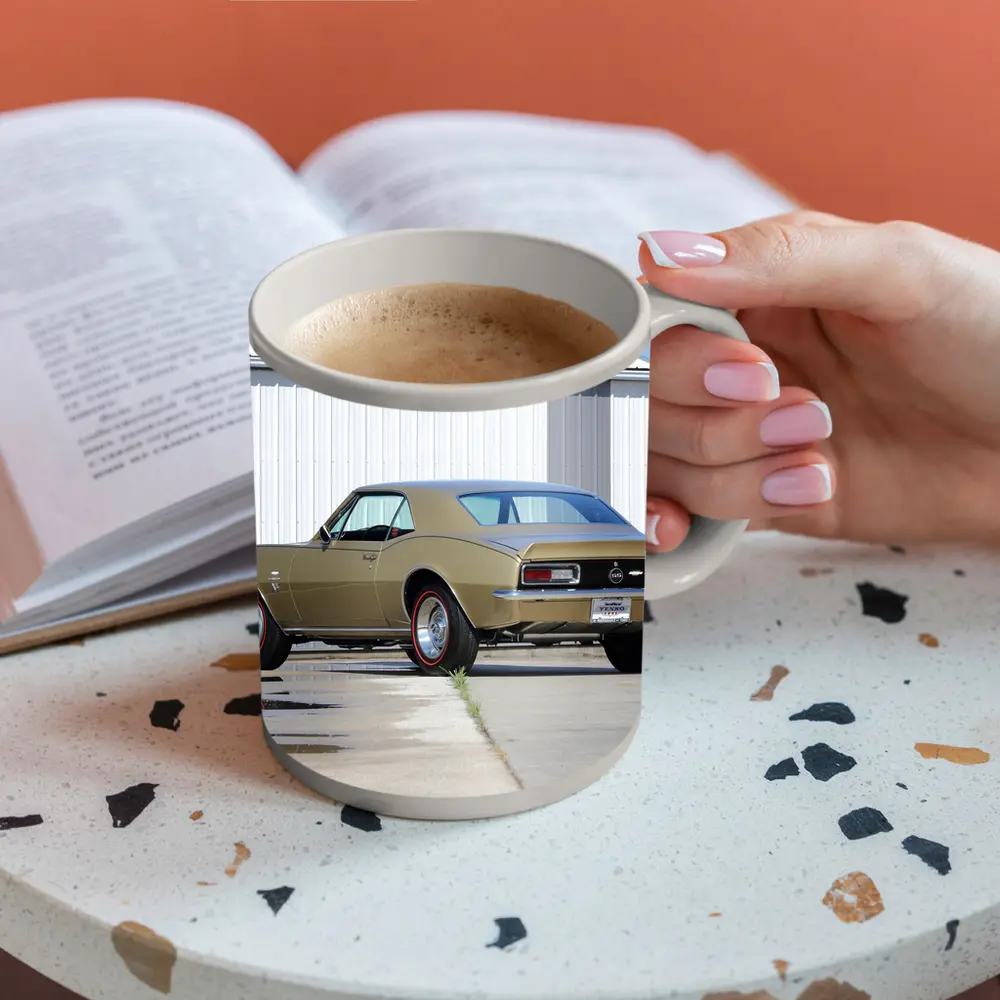 1967 Chevrolet Camaro Yenko Gold Parking Lot – Mugs