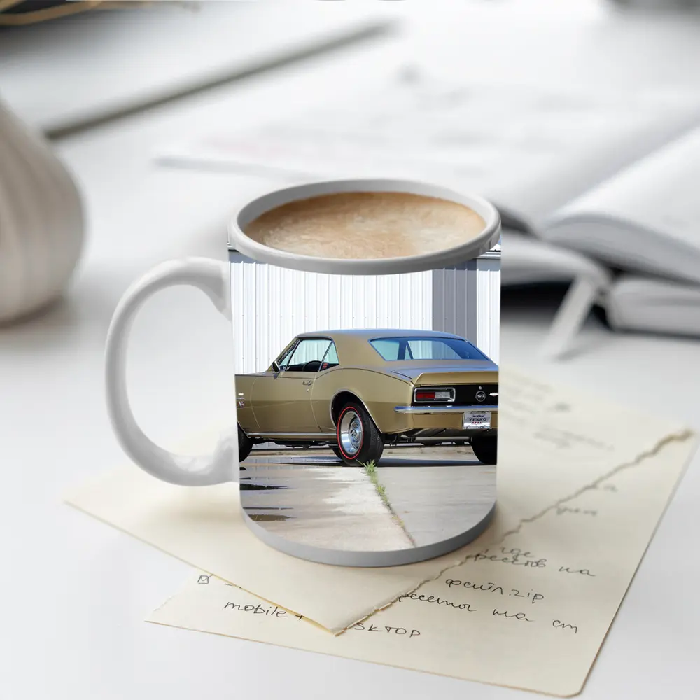 1967 Chevrolet Camaro Yenko Gold Parking Lot – Mugs