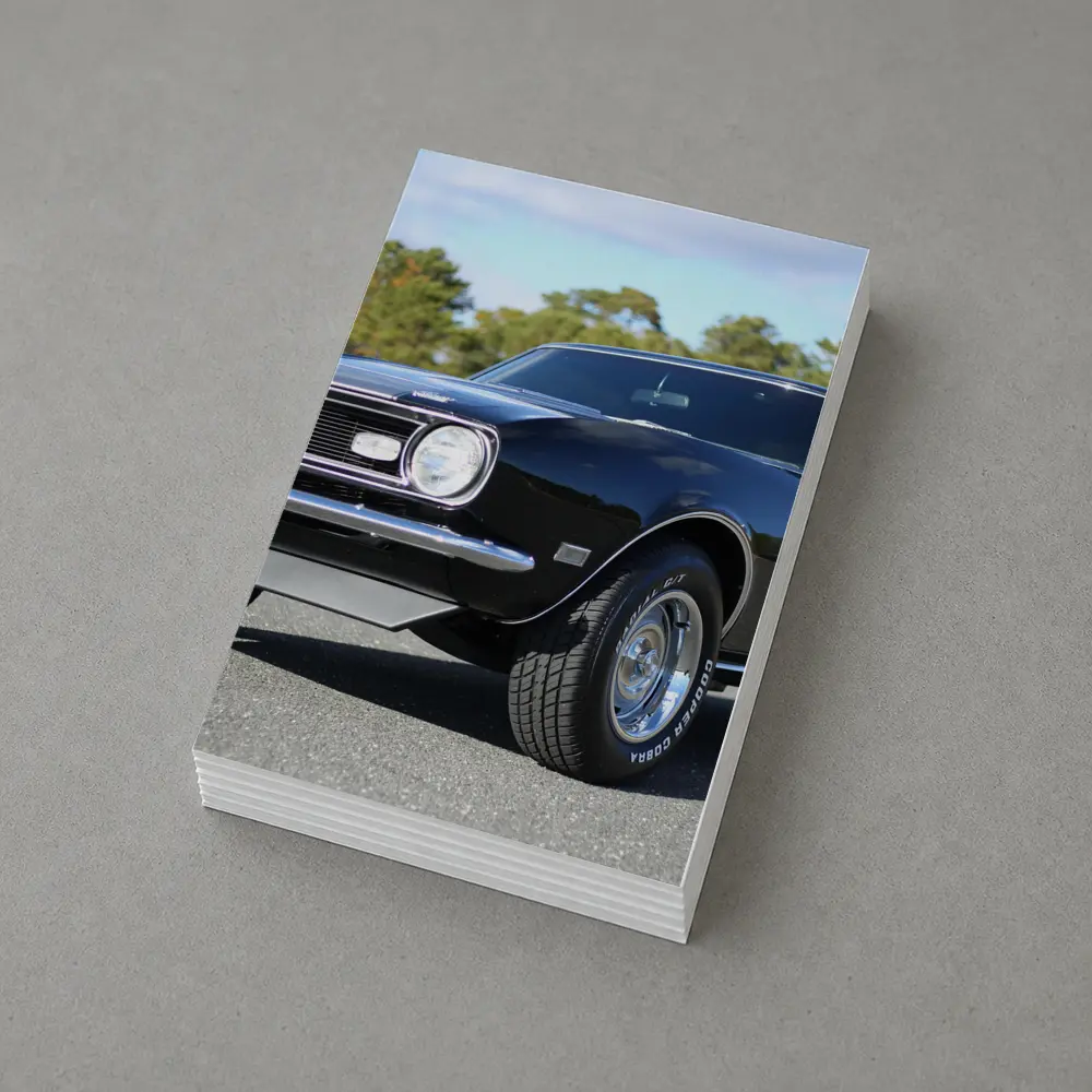 1968 Chevrolet Camaro SS Black Classic – Postcards