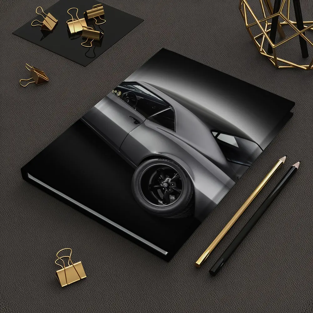 1968 Chevrolet Camaro Custom Muscle Car Dark – Notebooks