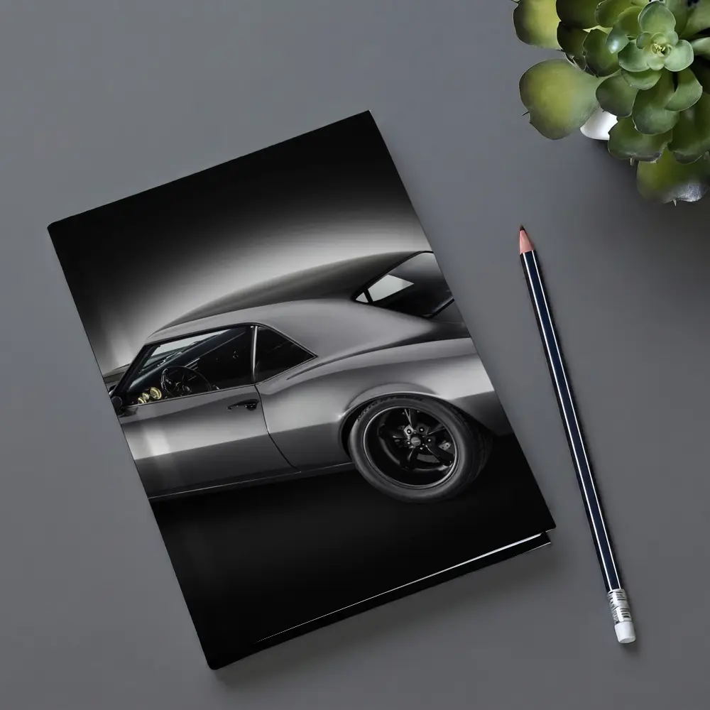 1968 Chevrolet Camaro Custom Muscle Car Dark – Notebooks