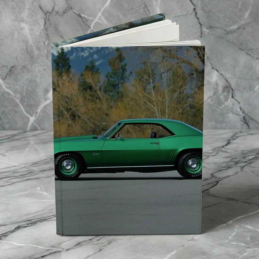 1969 Chevrolet Camaro COPO Green Mountain Backdrop – Notebooks