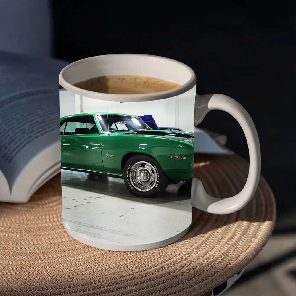 1969 Chevrolet Camaro Green Classic Showroom – Mugs