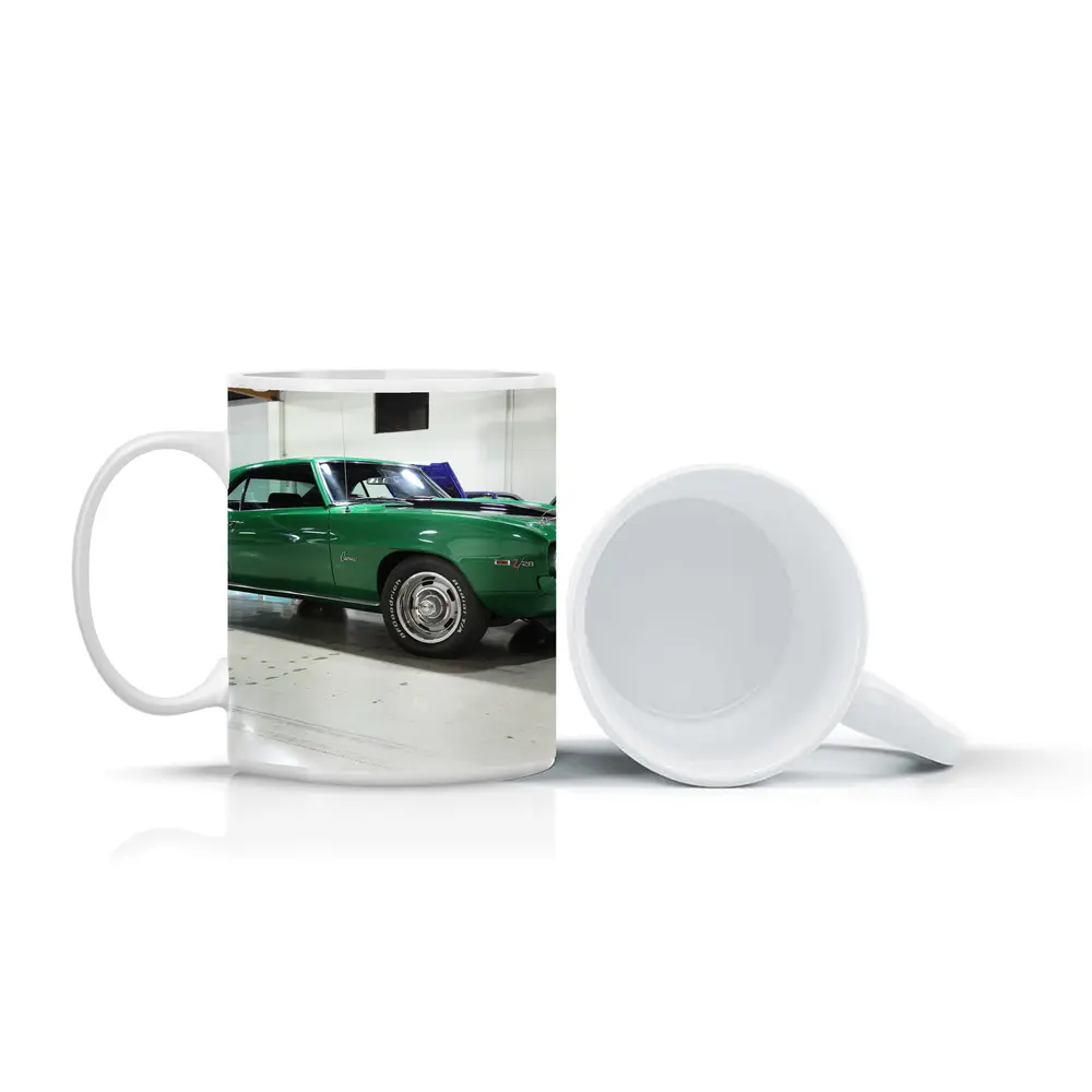 1969 Chevrolet Camaro Green Classic Showroom – Mugs