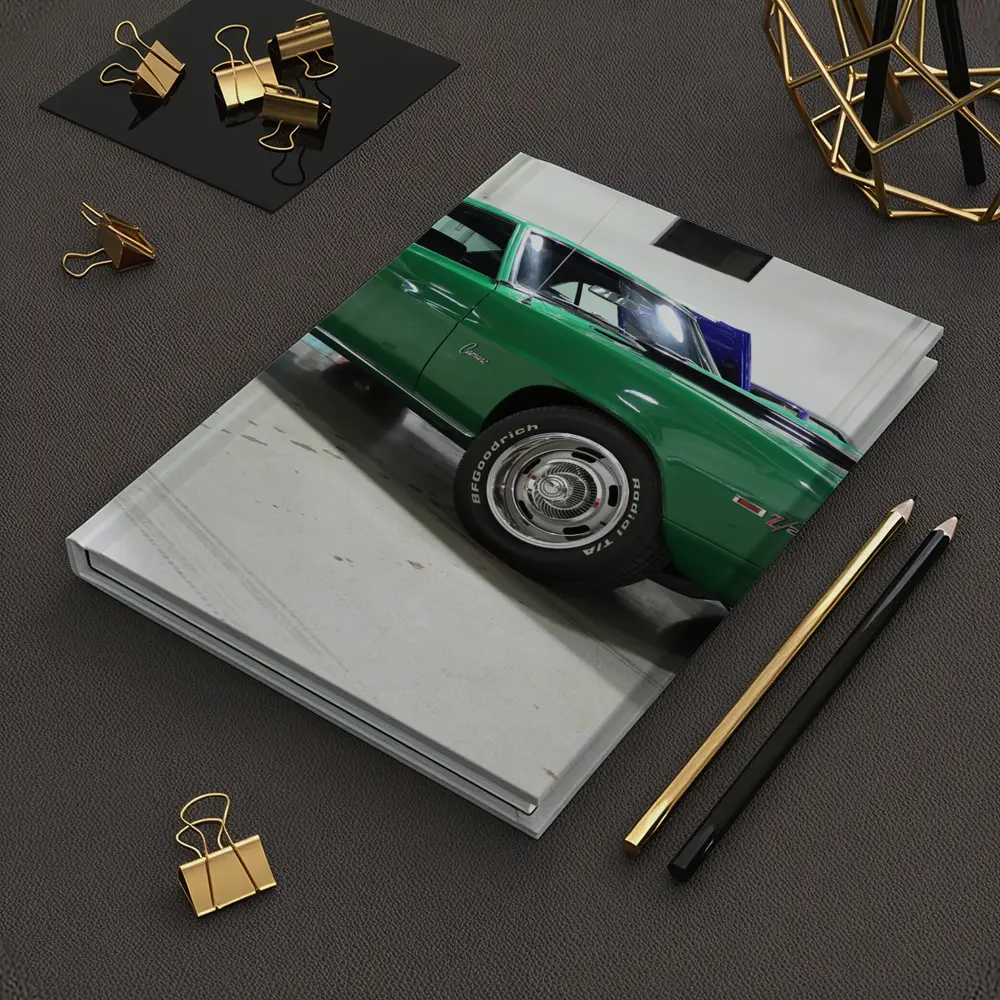 1969 Chevrolet Camaro Green Classic Showroom – Notebooks