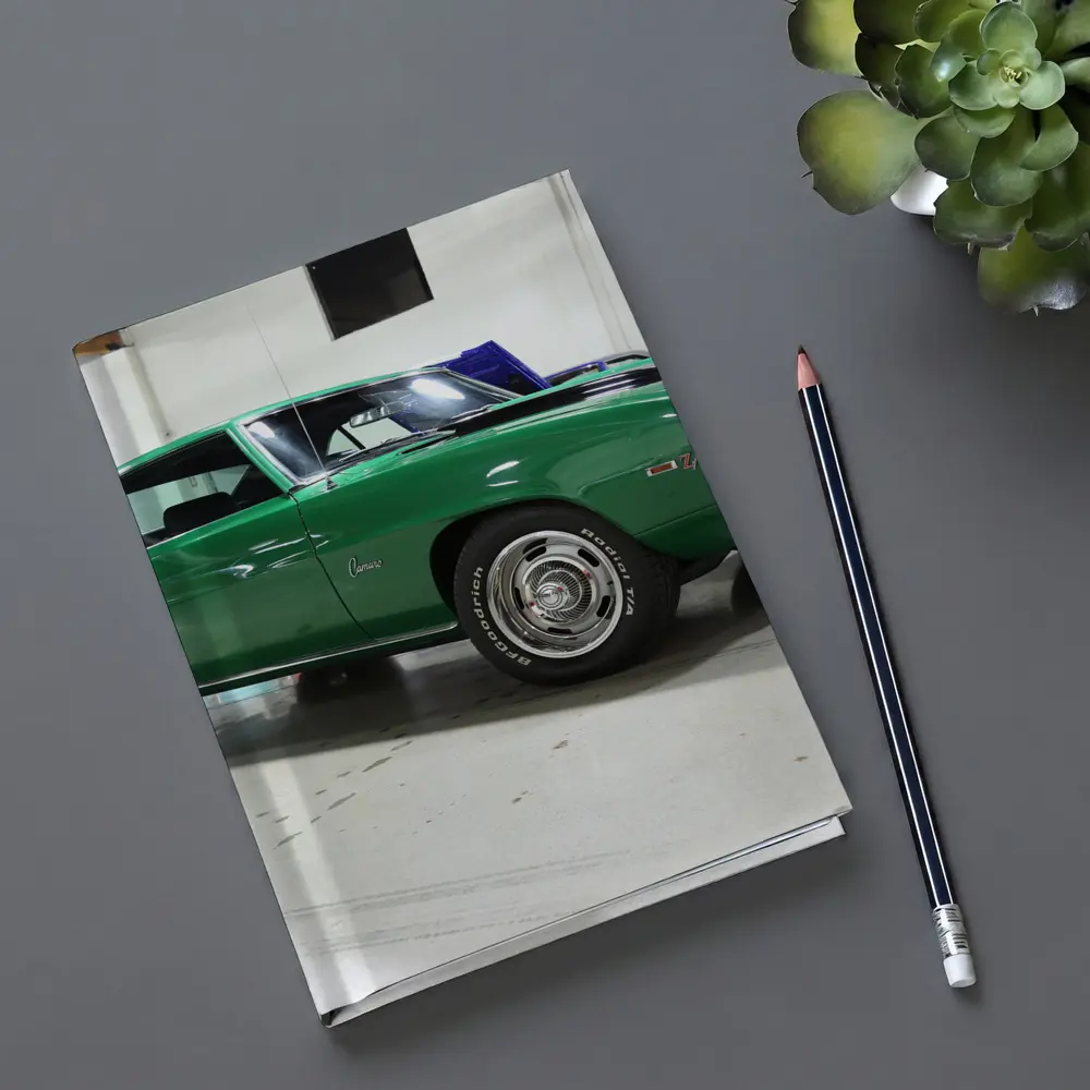 1969 Chevrolet Camaro Green Classic Showroom – Notebooks