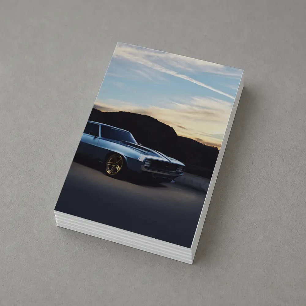 1969 Chevrolet Camaro Blue Sunset Hills – Postcards