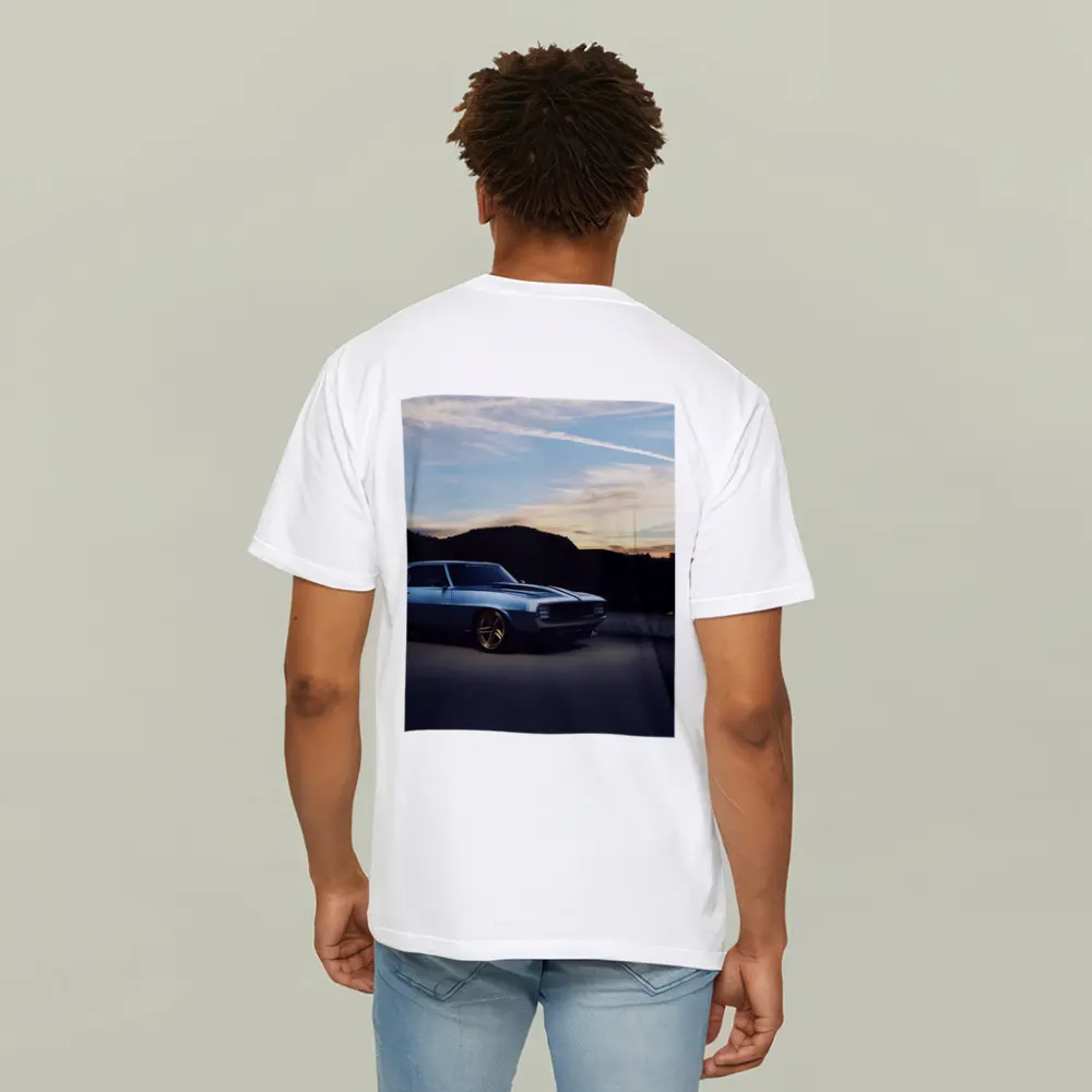 1969 Chevrolet Camaro Blue Sunset Hills – T-Shirts