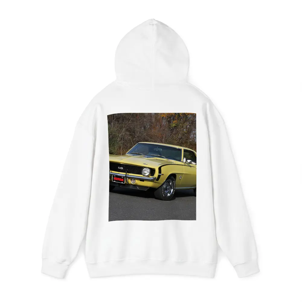 1969 Chevrolet Camaro SS Yellow Classic Muscle – Hoodies