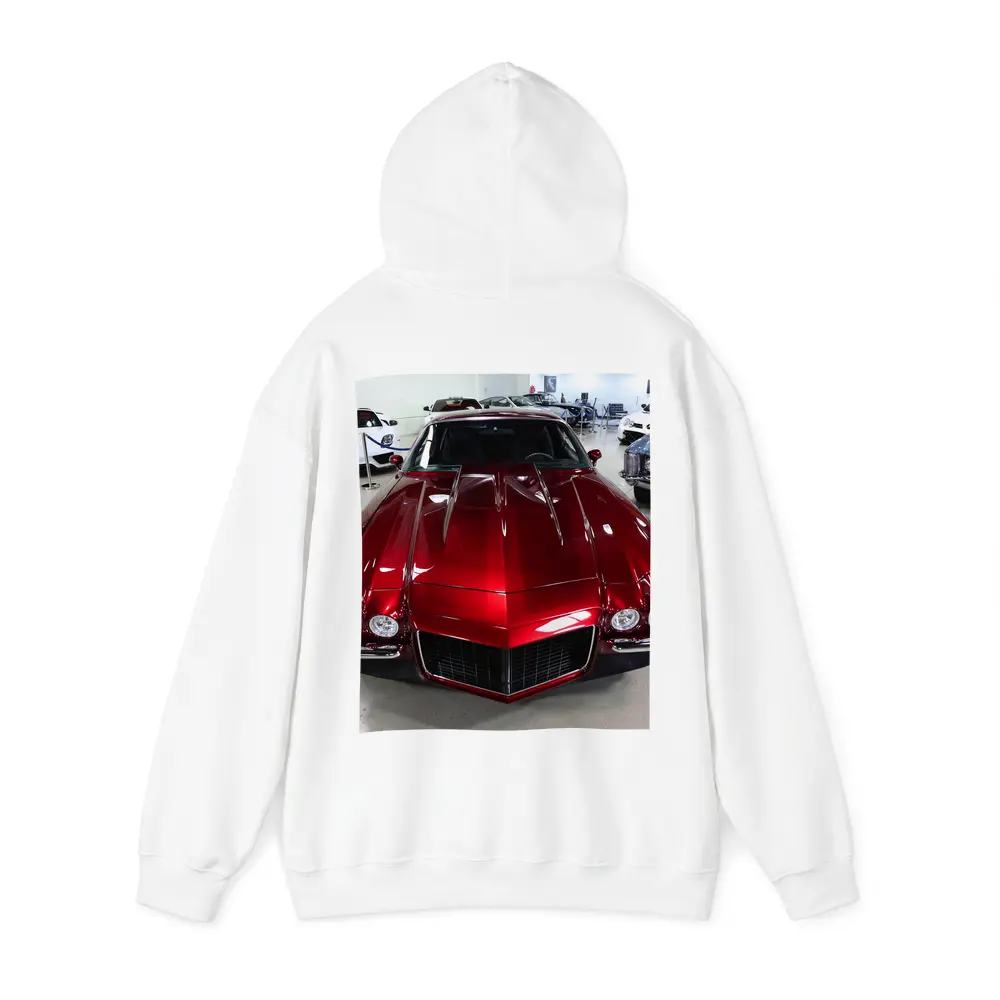 Chevrolet Camaro 1970 Red Car Showroom – Hoodies