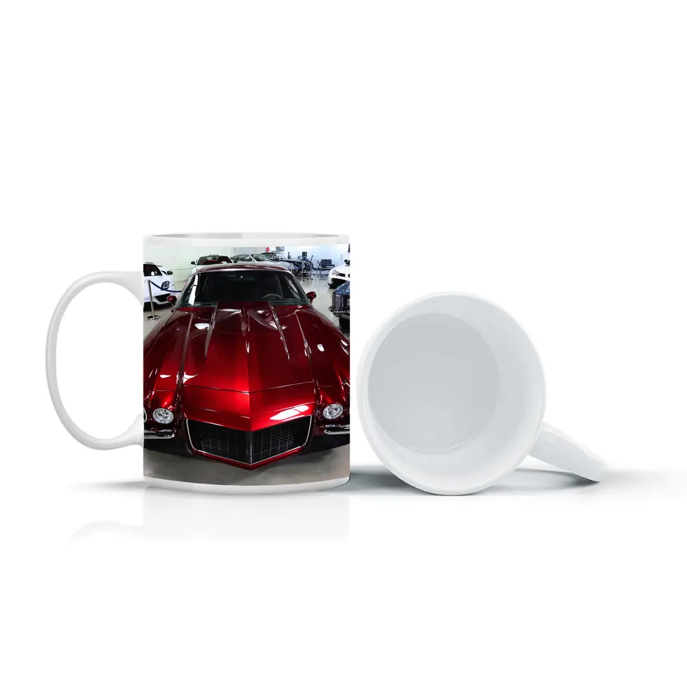 Chevrolet Camaro 1970 Red Car Showroom – Mugs