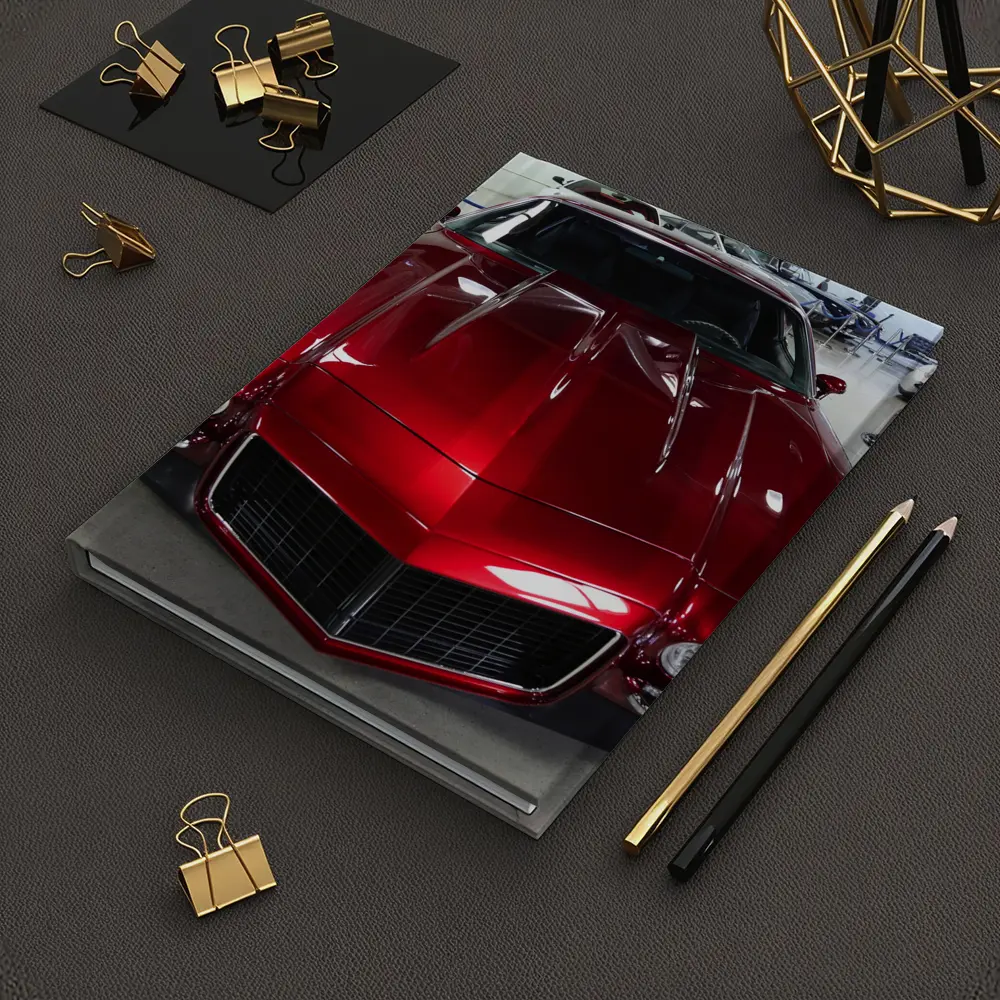 Chevrolet Camaro 1970 Red Car Showroom – Notebooks