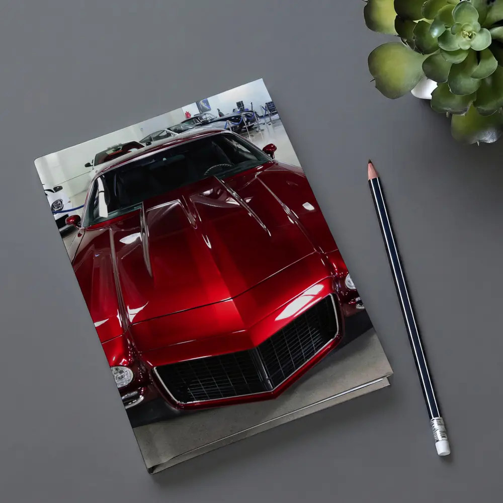 Chevrolet Camaro 1970 Red Car Showroom – Notebooks