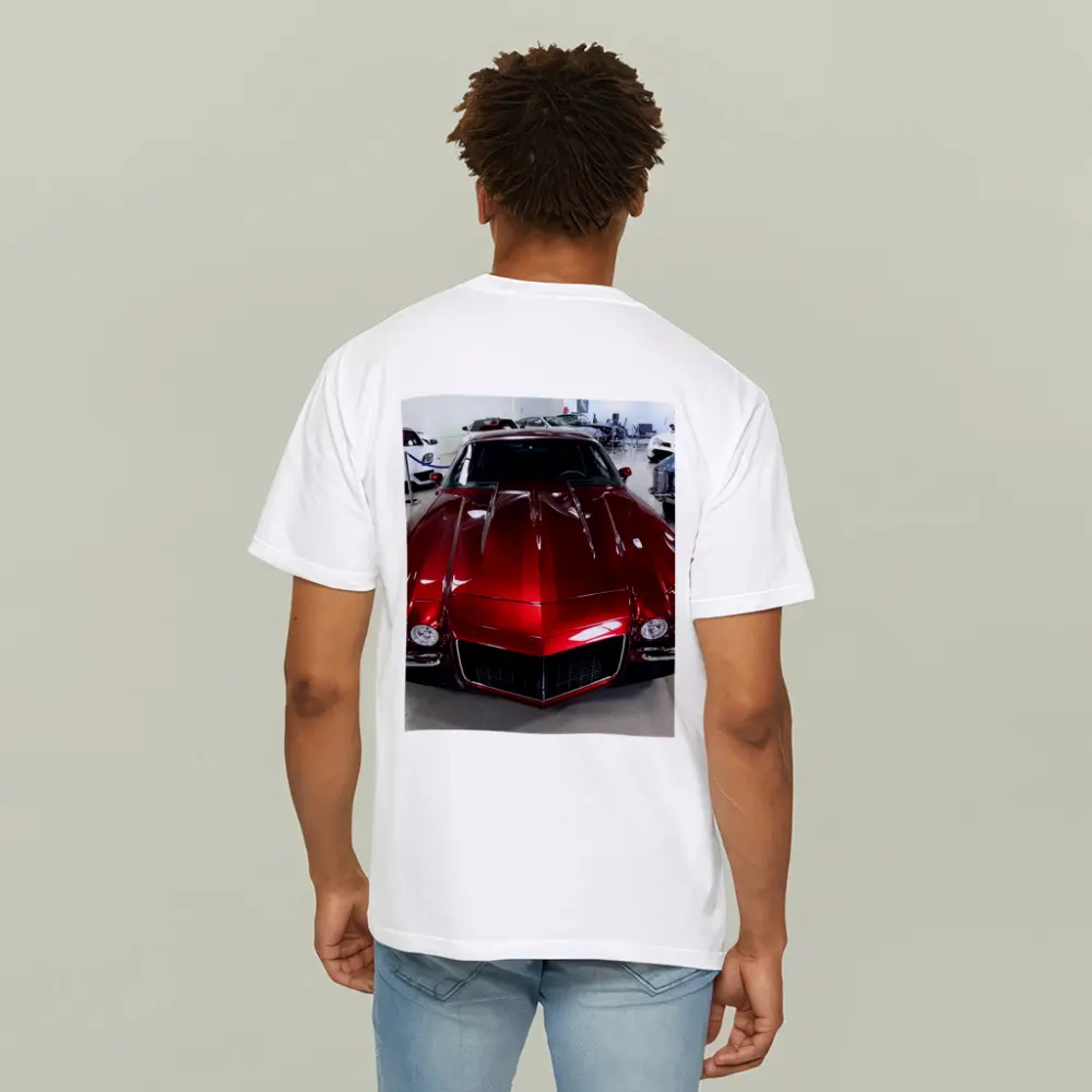 Chevrolet Camaro 1970 Red Car Showroom – T-Shirts