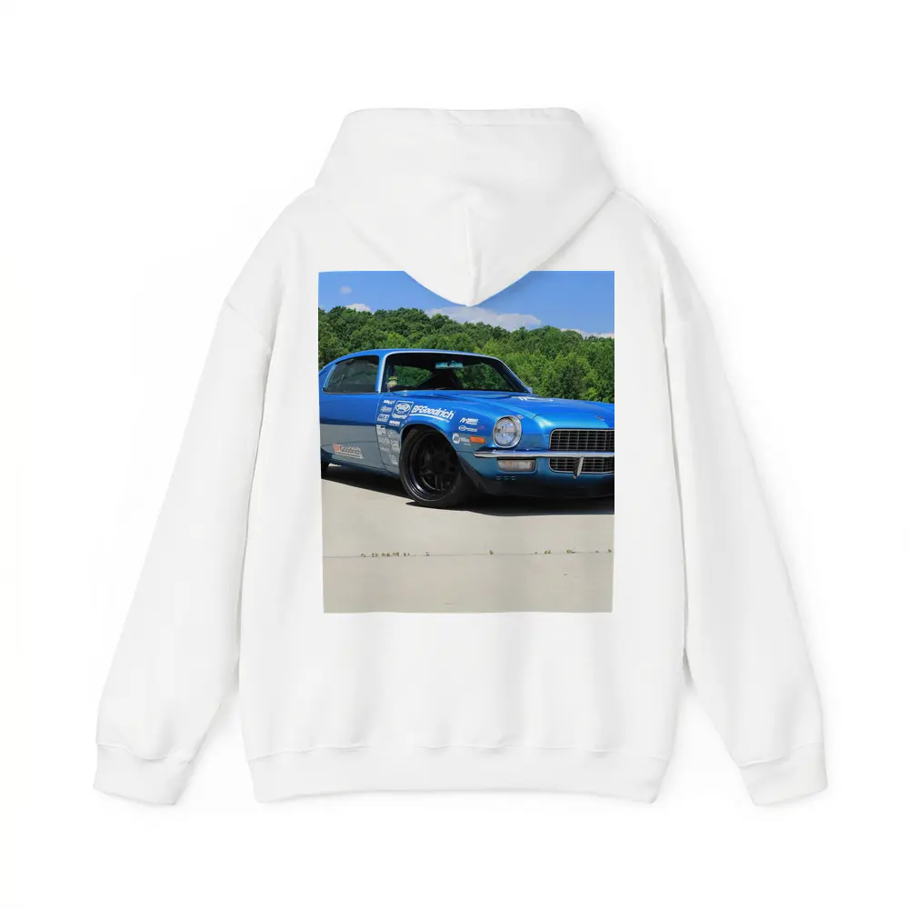 Chevrolet Camaro Blue Race Car Outdoor – Hoodies