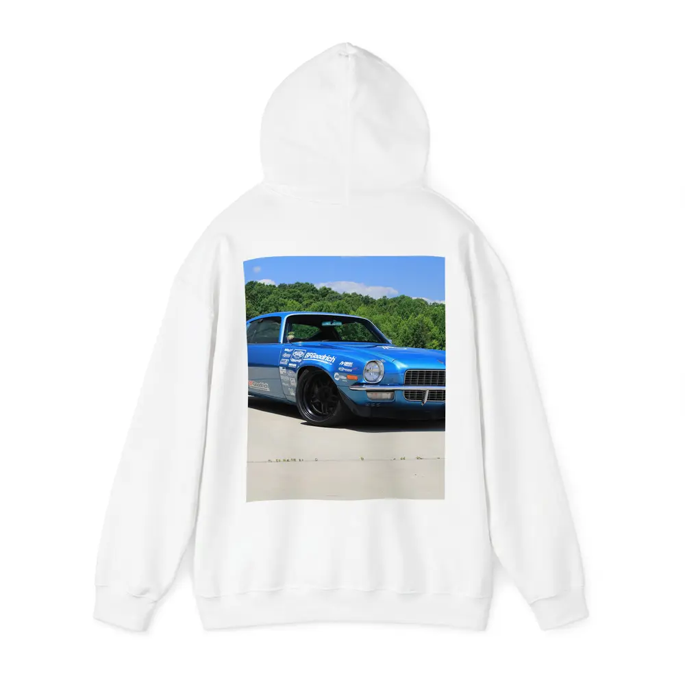 Chevrolet Camaro Blue Race Car Outdoor – Hoodies