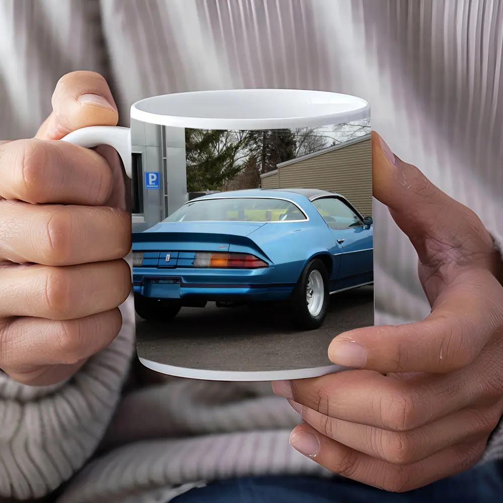 1980 Chevrolet Camaro Z28 Blue Rear View – Mugs