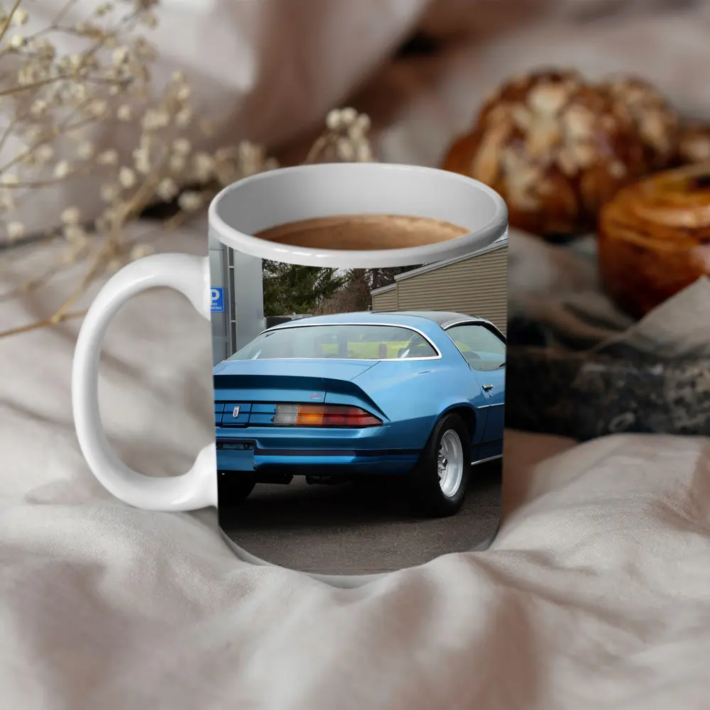 1980 Chevrolet Camaro Z28 Blue Rear View – Mugs