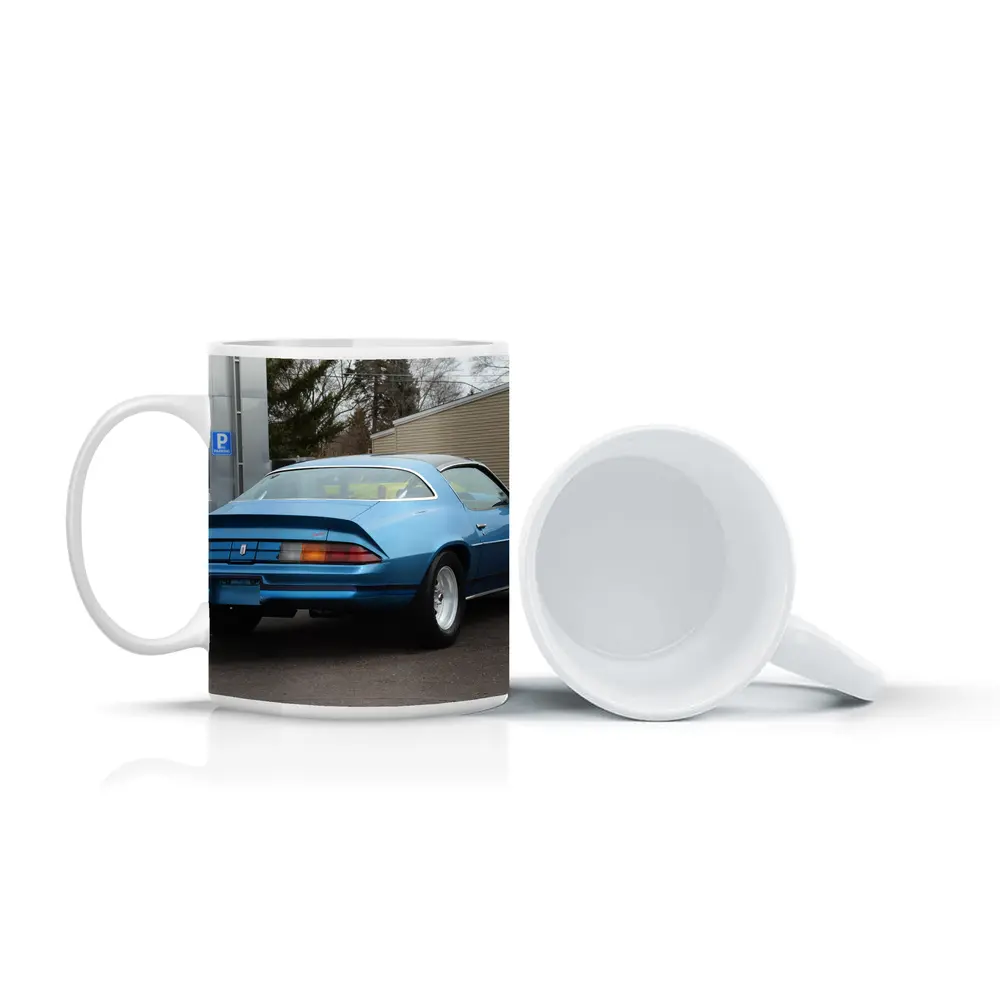 1980 Chevrolet Camaro Z28 Blue Rear View – Mugs